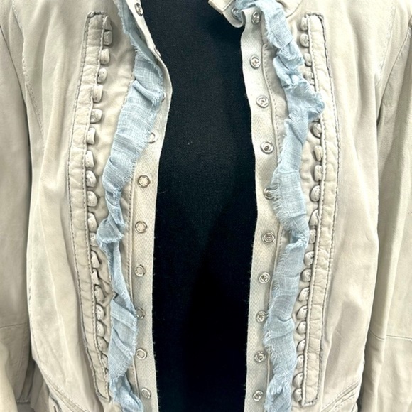 UEC Vintage Roncarati leather blazer size 40/ 4 - Picture 3 of 16